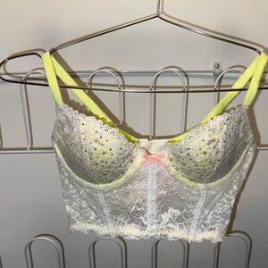 Victoria Secret Lace Dream Angels Demi Bra 32B